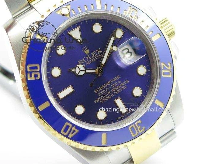 Good Copy Rolex Watches Blue Dial Best Swiss Maker ETA TT Breathable 3938 Submariner BP Edition 1230